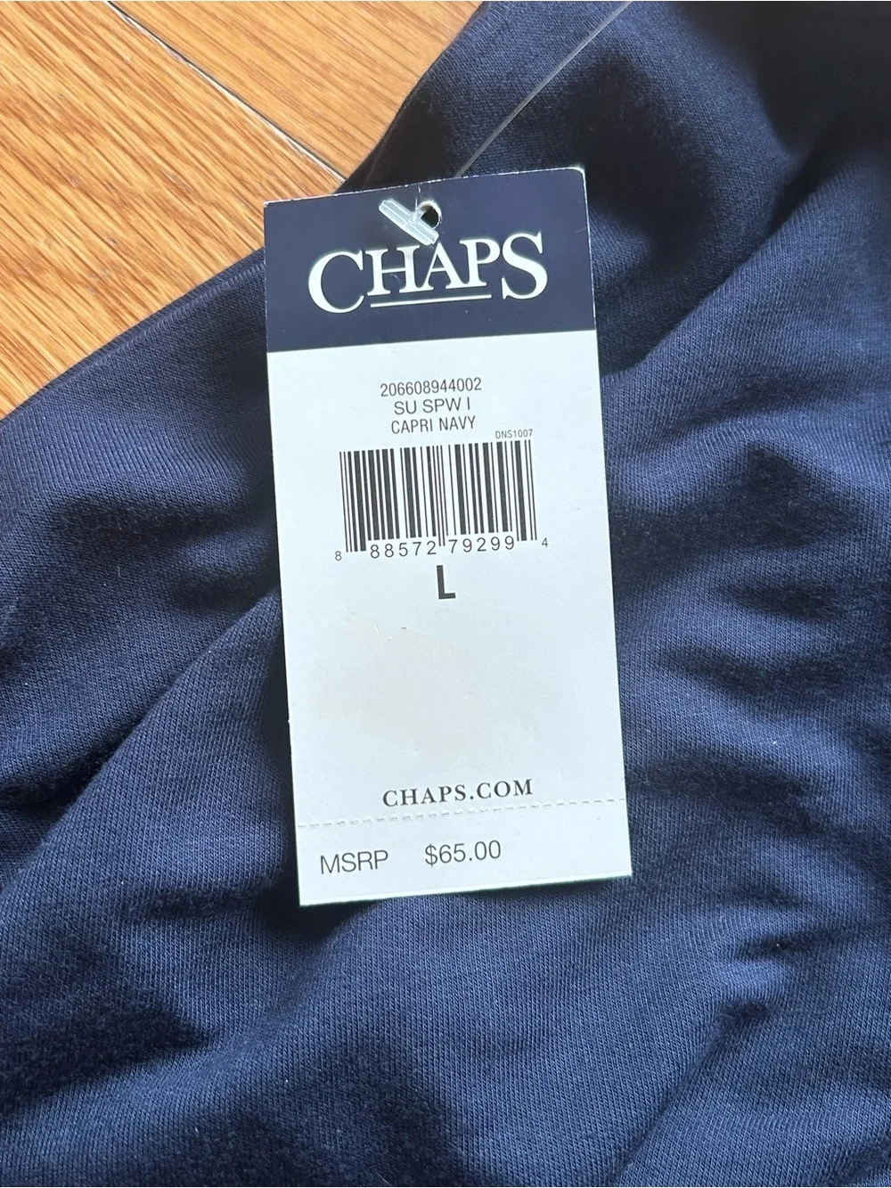 Chaps nwt navy